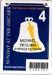 Front of press pass