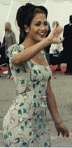 Jennifer waving