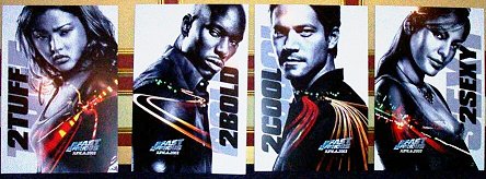 2 Fast 2 Furious posters