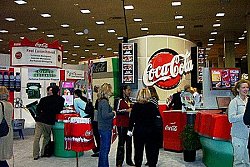 Coca-Cola trade show display