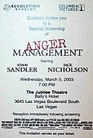 Anger Management ticket