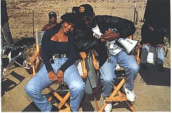 Janet and John on the set