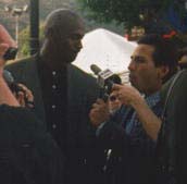 Michael Jordan at the Space Jam premiere - November 10, 1996