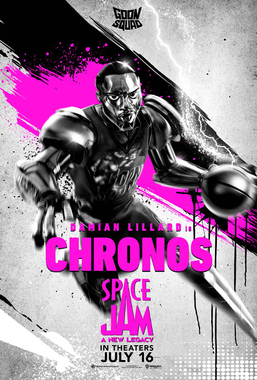 Damian Lillard as Chronos in Space Jam: A New Legacy