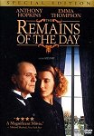 The Remains of the Day DVD