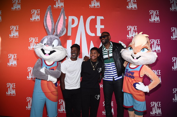 Bugs Bunny, Don Cheadle, Cedric Joe, LeBron James, Lola Bunny